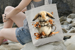 Teacup Party Bunny Clipart PNG Product Image 3