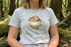 Teacup Woodland Creature Sublimation Product Image 5
