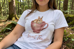 Teacup Woodland Creature Sublimation Product Image 2