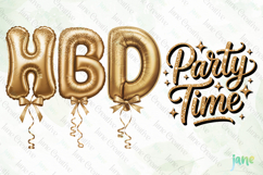 Teal Birthday Clipart Product Image 1