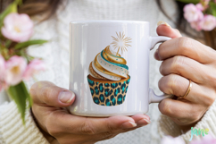 Teal Birthday Sublimation Clipart Bundle Product Image 3