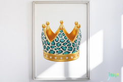 Teal Birthday Sublimation Clipart Bundle Product Image 5