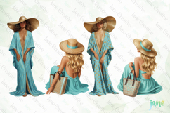 Teal Birthday Clipart Product Image 1