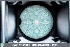 GorgeousTeal Car Coaster design.