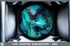 GorgeousTeal Car Coaster design.