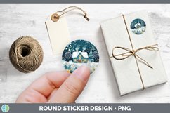 GorgeousTeal Christmas Stickers design.