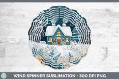 GorgeousTeal Christmas Wind Spinner design.