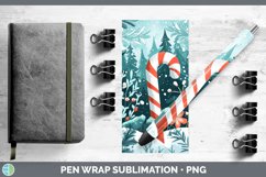 GorgeousTeal Christmas Pen Wrap design.
