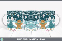 GorgeousTeal Christmas Mug Wrap design.