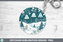 GorgeousTeal Christmas Keychain design.