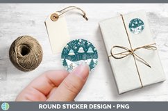 GorgeousTeal Christmas Stickers design.