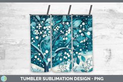 GorgeousTeal Christmas Tumbler design.