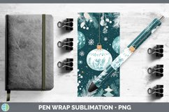 GorgeousTeal Christmas Pen Wrap design.