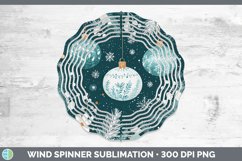 GorgeousTeal Christmas Wind Spinner design.