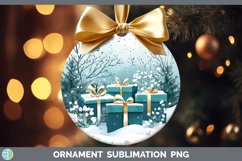 GorgeousTeal Christmas Ornament design.