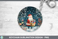 GorgeousTeal Christmas Keychain design.