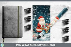 GorgeousTeal Christmas Pen Wrap design.