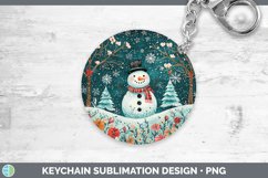 GorgeousTeal Christmas Keychain design.