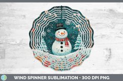 GorgeousTeal Christmas Wind Spinner design.