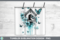 GorgeousTeal Drips Tumbler design.