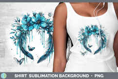 GorgeousTeal Drips Shirt design.