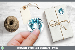 GorgeousTeal Drips Stickers design.
