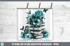 GorgeousTeal Drips Tumbler design.