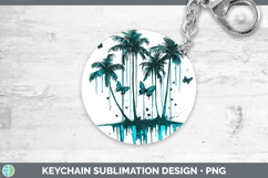 GorgeousTeal Drips BS01 Keychain design.