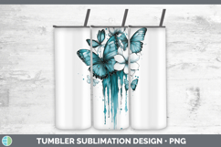 GorgeousTeal Drips BS01 Tumbler design.