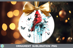 GorgeousTeal Drips BS01 Ornament design.