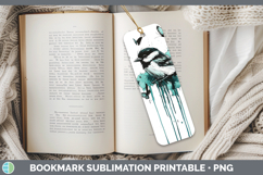 GorgeousTeal Drips BS01 Bookmark design.