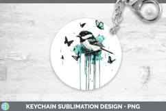 GorgeousTeal Drips BS01 Keychain design.
