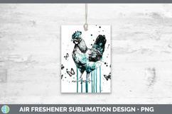 GorgeousTeal Drips BS01 Air Freshener design.