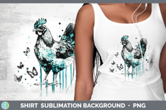 GorgeousTeal Drips BS01 Shirt design.