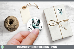 GorgeousTeal Drips BS01 Stickers design.