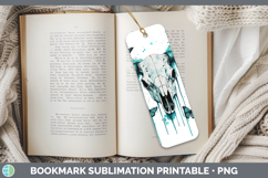 GorgeousTeal Drips BS01 Bookmark design.