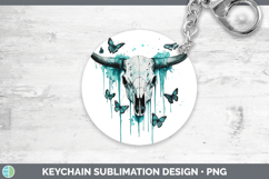 GorgeousTeal Drips BS01 Keychain design.