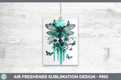 GorgeousTeal Drips BS01 Air Freshener design.
