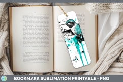 GorgeousTeal Drips BS01 Bookmark design.