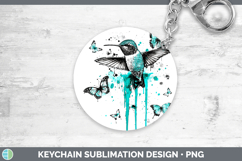 GorgeousTeal Drips BS01 Keychain design.