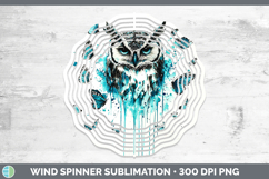 GorgeousTeal Drips BS01 Wind Spinner design.