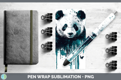 GorgeousTeal Drips BS01 Pen Wrap design.