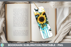 GorgeousTeal Drips BS01 Bookmark design.