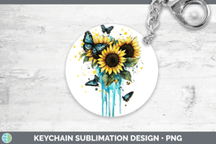 GorgeousTeal Drips BS01 Keychain design.