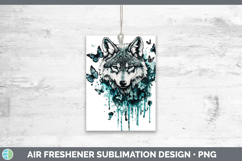 GorgeousTeal Drips BS01 Air Freshener design.