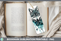 GorgeousTeal Drips BS01 Bookmark design.