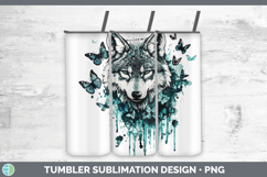 GorgeousTeal Drips BS01 Tumbler design.