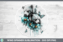 GorgeousTeal Drips BS02 Wind Spinner design.