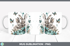 GorgeousTeal Drips BS02 Mug Wrap design.