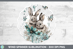 GorgeousTeal Drips BS02 Wind Spinner design.